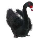Lifelike Black Swan Stuffed Animal by Hansa