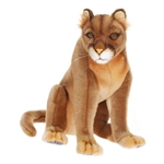 Lifelike Mountain Lion Stuffed Animal by Hansa