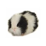 Handcrafted 8 Inch Lifelike Black Guinea Pig Stuffed Animal by Hansa