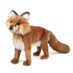 Handcrafted 17 Inch Lifelike Red Fox Stuffed Animal by Hansa