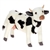 Lifelike Dairy Cow Stuffed Animal by Hansa