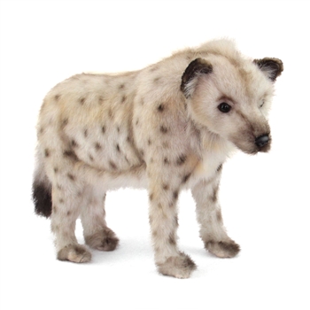 Handcrafted 14 Inch Lifelike Hyena Stuffed Animal by Hansa