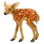 Lifelike Deer Fawn Stuffed Animal by Hansa