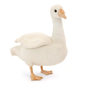 Handcrafted 9 Inch Lifelike Goose Stuffed Animal by Hansa