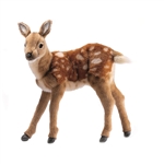 Lifelike Baby Deer Stuffed Animal by Hansa