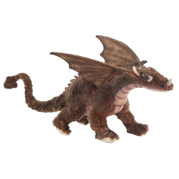 Handcrafted 12 Inch Lifelike Dragon Stuffed Animal by Hansa