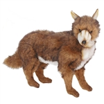 Lifelike Coyote Stuffed Animal by Hansa