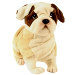 Lifelike Bulldog Stuffed Animal by Hansa