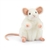 Handcrafted 6 Inch Standing Lifelike Stuffed White Mouse by Hansa