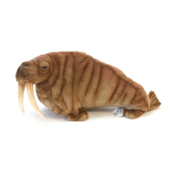 Handcrafted 15 Inch Lifelike Walrus Stuffed Animal by Hansa