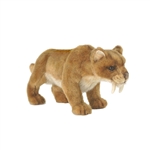 Lifelike Saber Tooth Tiger Stuffed Animal by Hansa