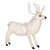 Lifelike White Reindeer Stuffed Animal by Hansa