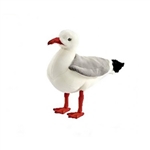 Handcrafted 10 Inch Lifelike Seagull Stuffed Animal by Hansa