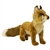 Handcrafted 20 Inch Lifelike Sitting Red Fox Stuffed Animal by Hansa