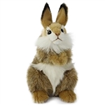 Handcrafted 9 Inch Lifelike Brown Bunny Stuffed Animal by Hansa