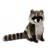 Handcrafted 12 Inch Lifelike Raccoon Stuffed Animal by Hansa