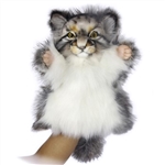 Handcrafted 6 Inch Lifelike Pallas Cat Hand Puppet by Hansa