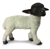 Handcrafted 14 Inch Lifelike Blackface Sheep Stuffed Animal by Hansa