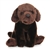 Lifelike Chocolate Lab Stuffed Animal by Demdaco