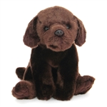 Lifelike Chocolate Lab Stuffed Animal by Demdaco