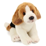 Lifelike Stuffed Beagle Puppy by Demdaco