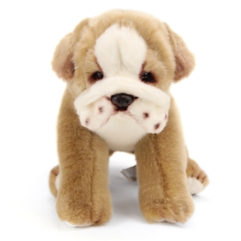 Lifelike Bulldog Stuffed Animal by Demdaco