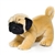 Lifelike Pug Stuffed Animal by Demdaco