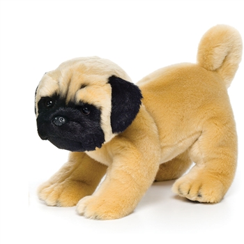 Lifelike Pug Stuffed Animal by Demdaco