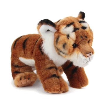 Lifelike Tiger Stuffed Animal by Demdaco