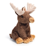 Small Sitting Stuffed Moose by Demdaco