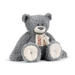 Jumbo LOVED Plush Gray Teddy Bear by Demdaco