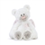 Guardian Angel Baby Safe Plush Pink Teddy Bear Rattle by Demdaco