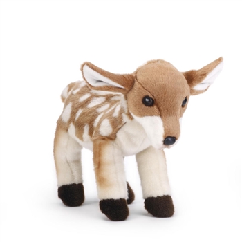 Lifelike Stuffed Deer Fawn by Demdaco