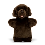 Animalcraft Plush Chocolate Lab Dog Hand Puppet by Demdaco