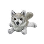 Stuffed Gray Wolf Conservation Critter by Wildlife Artists