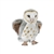 Stuffed Barn Owl Conservation Critter by Wildlife Artists