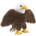 Plush Bald Eagle Puppet Eco Pals by Wildlife Artists