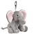 Small of the Wild Clip On Stuffed Elephant by Wildlife Artists