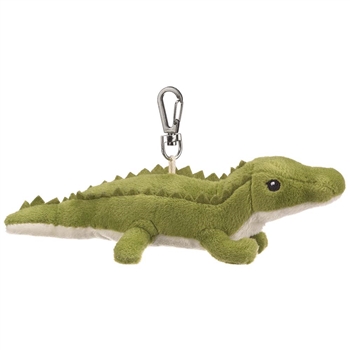 Small of the Wild Clip On Stuffed Alligator by Wildlife Artists