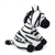 Baby Stuffed Zebra Mini Cuddlekin by Wild Republic