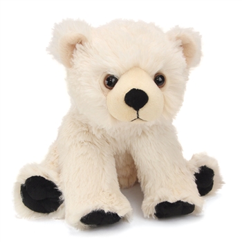 Baby Plush Polar Bear 9  Inch Stuffed Bear Cuddlekin By Wild Republic