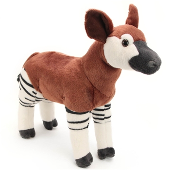 Plush Okapi 12 Inch Stuffed Animal Cuddlekin By Wild Republic