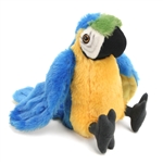 Stuffed Blue and Yellow Macaw Mini Cuddlekin by Wild Republic