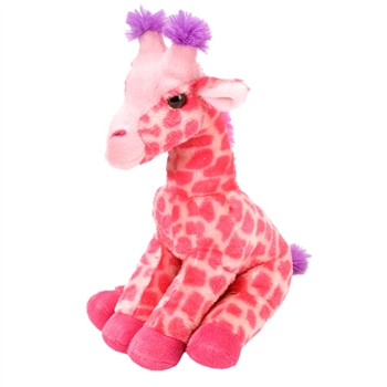 Stuffed Pink Giraffe 12 Inch Cuddlekin by Wild Republic