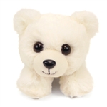 Hug Ems Small Polar Bear Stuffed Animal by Wild Republic