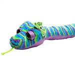 Stripes Stuffed Snake Sweet and Sassy Plush by Wild Republic