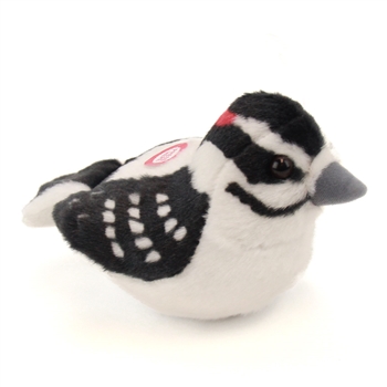 Plush Downy Woodpecker Audubon Bird with Sound by Wild Republic