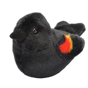 Plush Red-Winged Blackbird Audubon Bird with Sound by Wild Republic