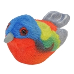 Plush Painted Bunting Audubon Bird with Sound by Wild Republic