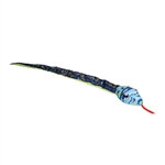 Blue Camo Plush 54 Inch Blue Sequin Snake by Wild Republic